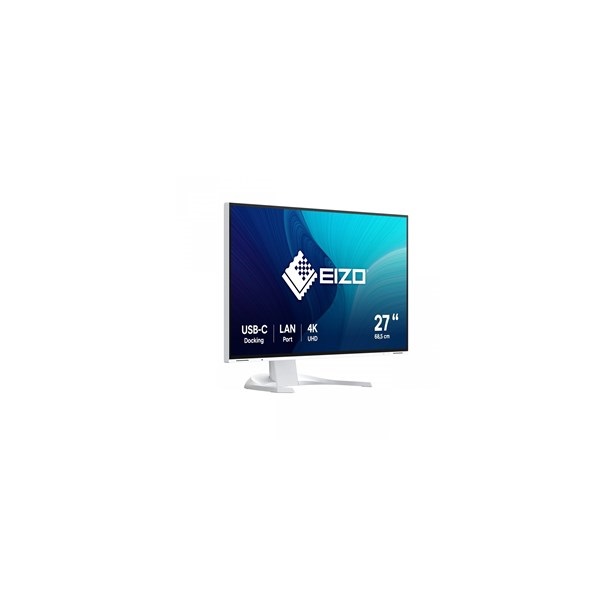 Eizo 27" EV2740X-WT EcoView 4K UHD IPS DP/HDMI/USB/USB-C/LAN fehér monitor
