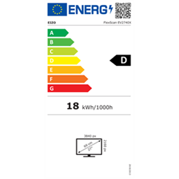 Eizo 27" EV2740X-WT EcoView 4K UHD IPS DP/HDMI/USB/USB-C/LAN fehér monitor