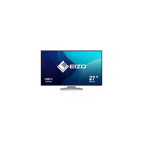 Eizo 27" EV2781-WT EcoView Ultra-Slim QHD IPS DP/HDMI/USB/USB-C fehér monitor