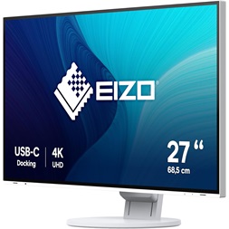 Eizo 27" EV2785-WT EcoView Ultra-Slim UHD IPS DP/HDMI/USB/USB-C fehér monitor