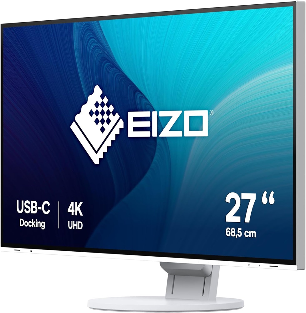 Eizo 27" EV2785-WT EcoView Ultra-Slim UHD IPS DP/HDMI/USB/USB-C fehér monitor