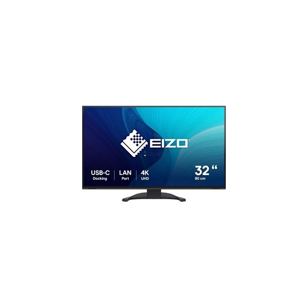 Eizo 32" EV3240X-BK EcoView 4K UHD IPS DP/HDMI/USB/USB-C/LAN fekete monitor