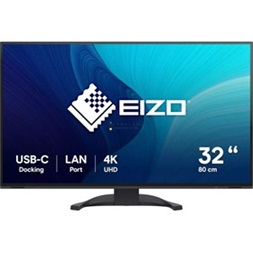 Eizo 32" EV3240X-BK EcoView 4K UHD IPS DP/HDMI/USB/USB-C/LAN fekete monitor