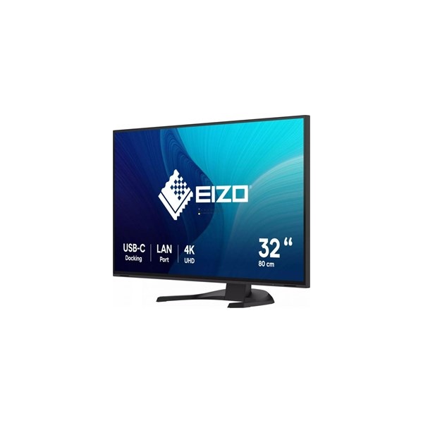 Eizo 32" EV3240X-BK EcoView 4K UHD IPS DP/HDMI/USB/USB-C/LAN fekete monitor