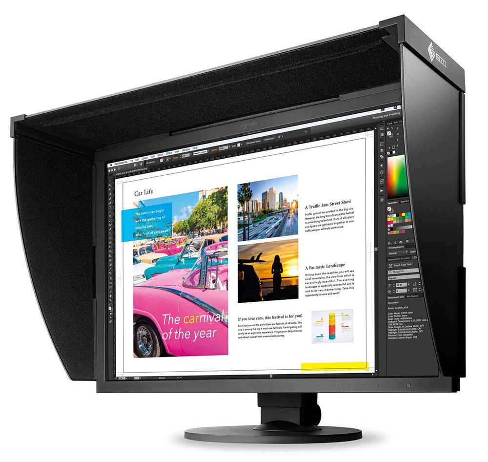 Eizo CH2700 CS2730/CG2730 monitorokhoz fekete árnyékoló