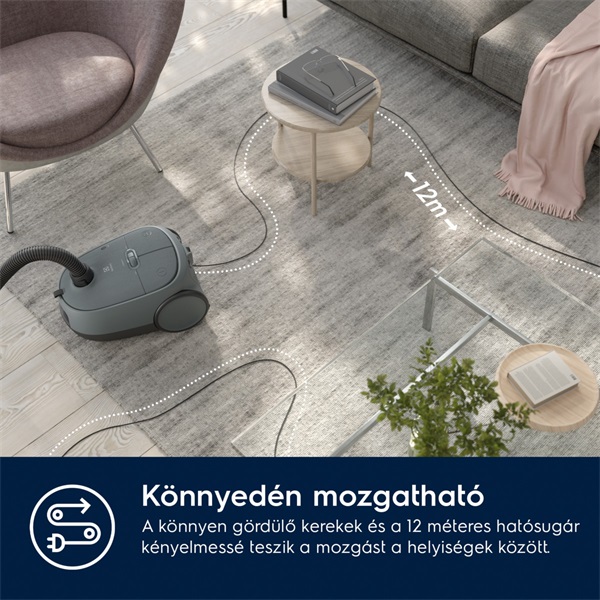 Electrolux EB61C1OG Clean 600 porzsákos porszívó