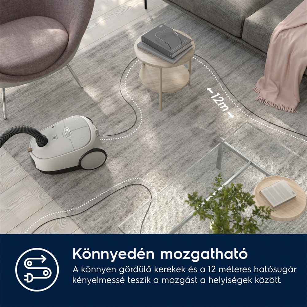 Electrolux EB61H6SW  Hygienic 600 porzsákos porszívó