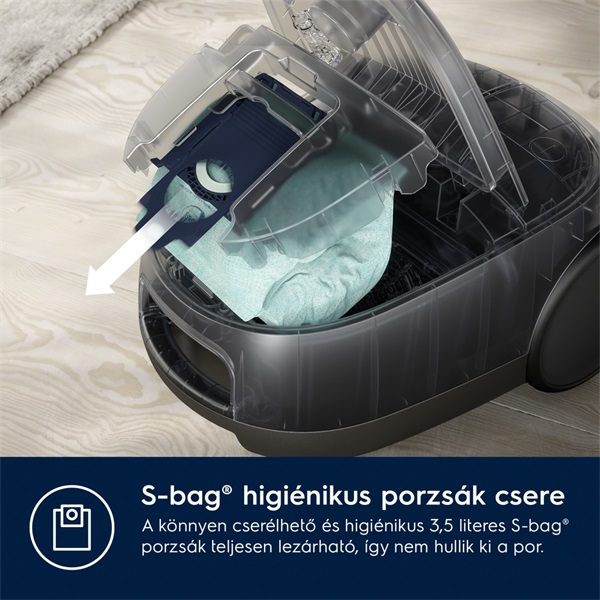 Electrolux EB61H6SW  Hygienic 600 porzsákos porszívó