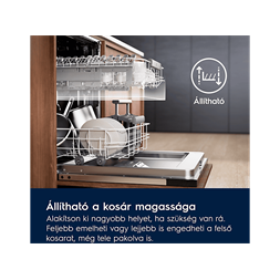 Electrolux EEC87400W , programok száma: 8, beépíthető, 14 terítékes mosogatógép 