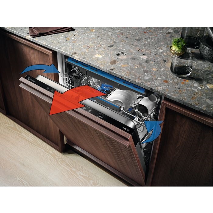 Electrolux EEM48320L fekete, programok száma: 8, beépíthető, 14 terítékes mosogatógép (Használt - B)