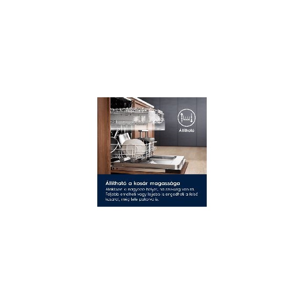 Electrolux EES48400L inox, programok száma: 8, beépíthető, 14 terítékes mosogatógép 