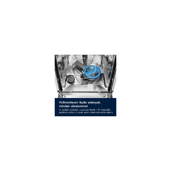 Electrolux EES48400L inox, programok száma: 8, beépíthető, 14 terítékes mosogatógép 