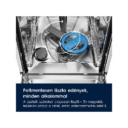 Electrolux EES48400L inox, programok száma: 8, beépíthető, 14 terítékes mosogatógép 