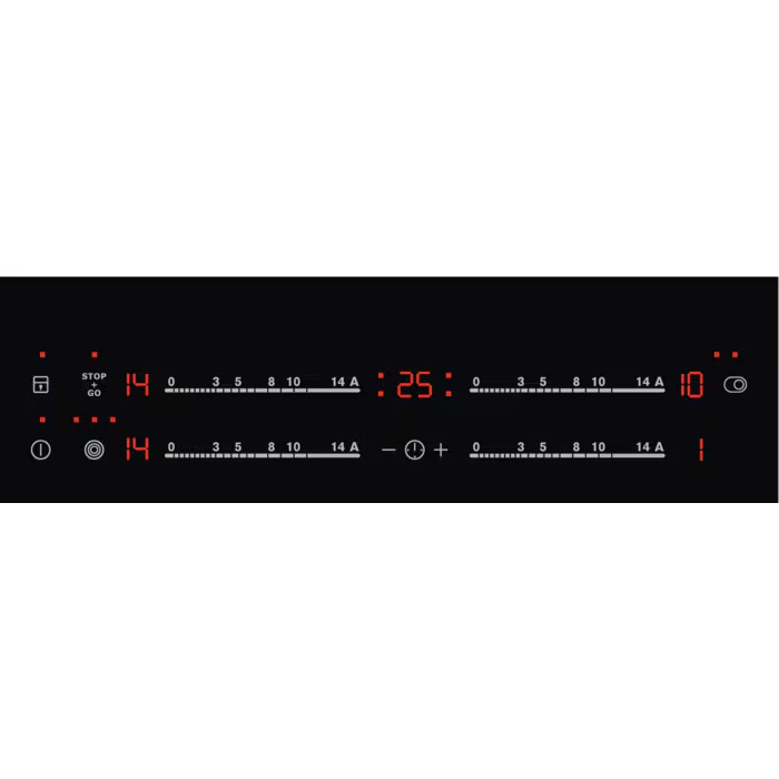 Electrolux EHF6547FXK fekete, beépíthető, elektromos üvegkerámia, főzőzóna: 4, beépíthető méret: 56cm, főzőlap