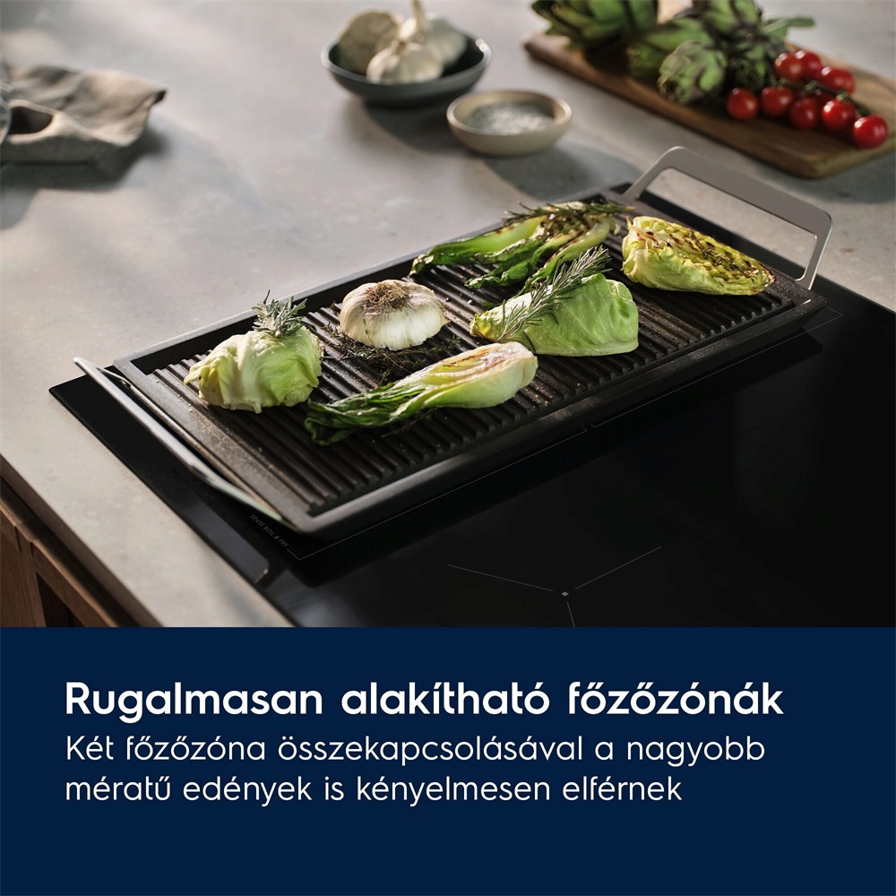 Electrolux EIT60433CT SaphirMatt® SE fekete, beépíthető, indukciós, főzőzóna: 4, beépíthető méret: 56cm, főzőlap