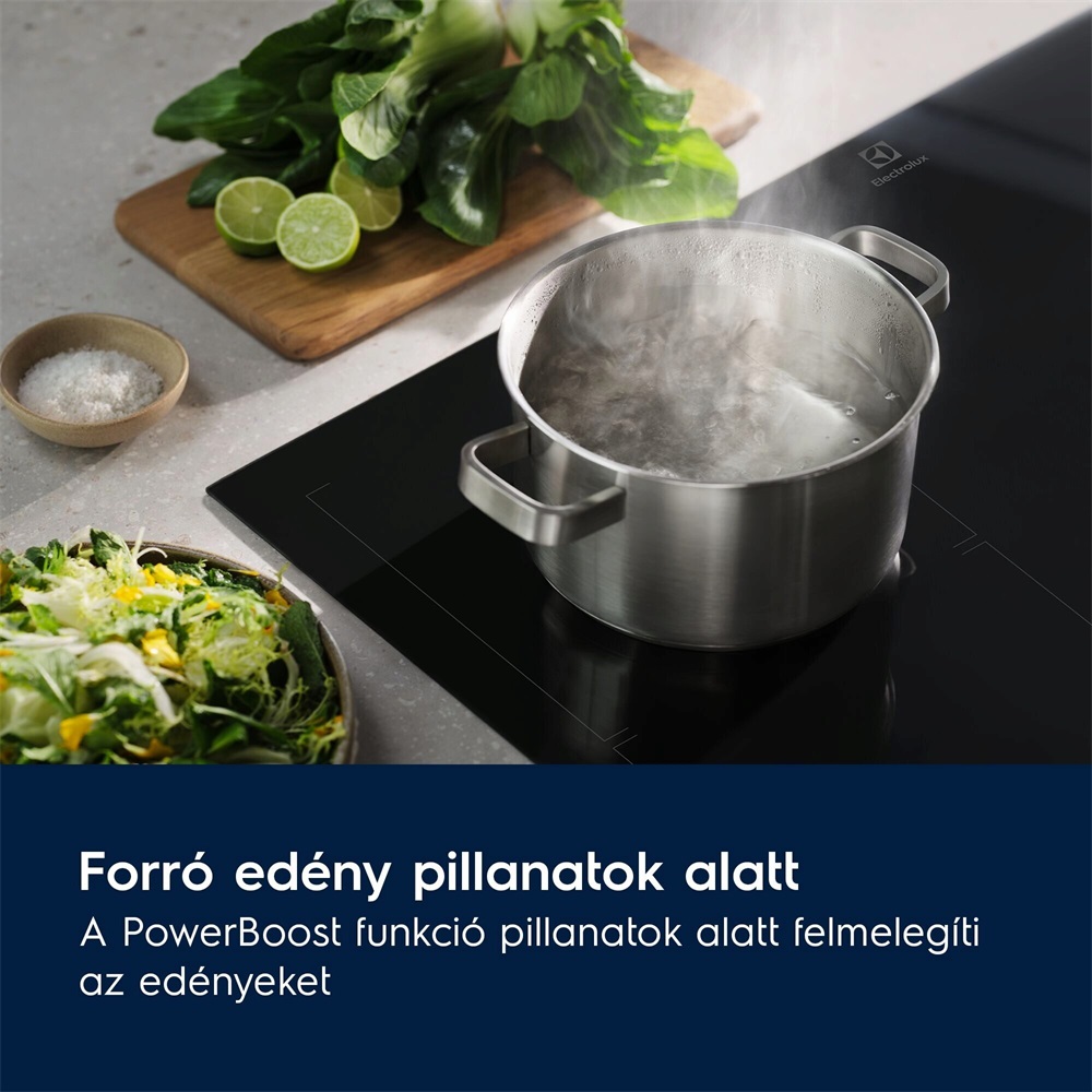 Electrolux EIT60433CT SaphirMatt® SE fekete, beépíthető, indukciós, főzőzóna: 4, beépíthető méret: 56cm, főzőlap