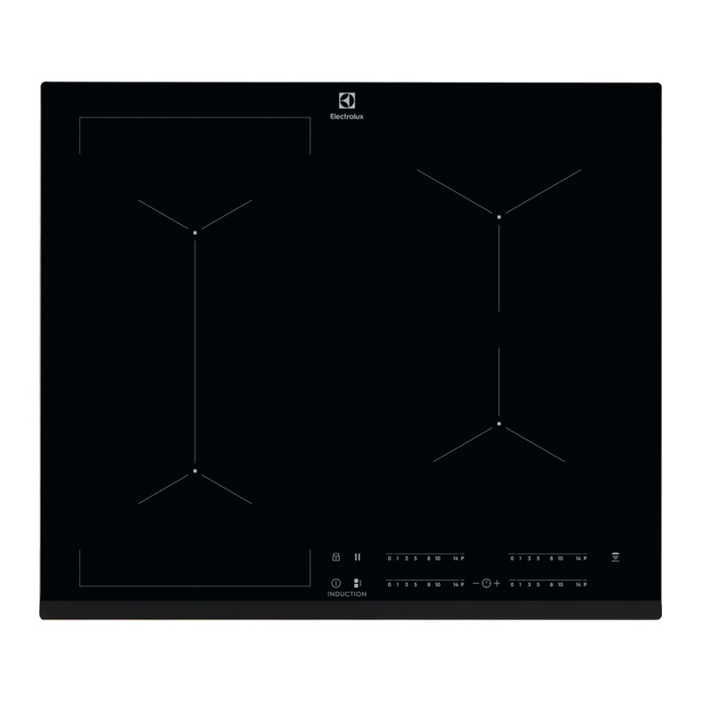Electrolux EIV634 fekete, beépíthető, indukciós, főzőzóna: 4, beépíthető méret: 56cm, főzőlap