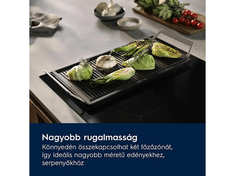 Electrolux EIV83443CT SaphirMatt® SE fekete, beépíthető, indukciós, főzőzóna: 4, beépíthető méret: 56cm, főzőlap