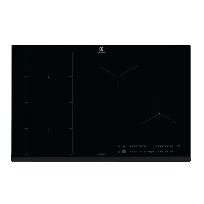 Electrolux EIV835 fekete, beépíthető, indukciós, főzőzóna: 5, beépíthető méret: 75cm, főzőlap
