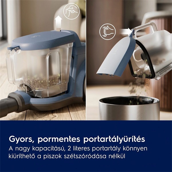 Electrolux EL51A2UG Animal 500 porzsák nélküli porszívó gazdiknak