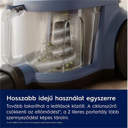 Electrolux EL51C2SW Clean 500 porzsák nélküli porszívó