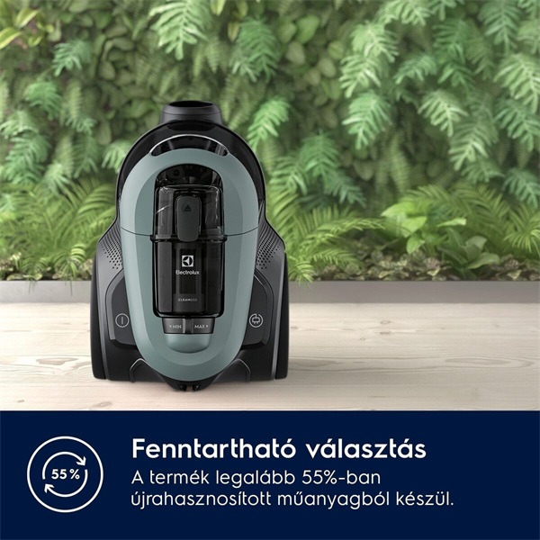 Electrolux EL61C2OG óceánzöld-fekete porzsák nélküli porszívó