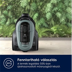 Electrolux EL61C2OG óceánzöld-fekete porzsák nélküli porszívó