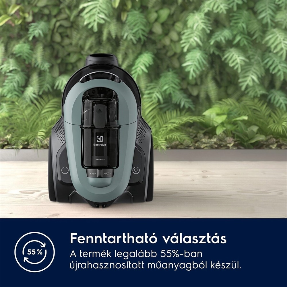 Electrolux EL61C2OG óceánzöld-fekete porzsák nélküli porszívó