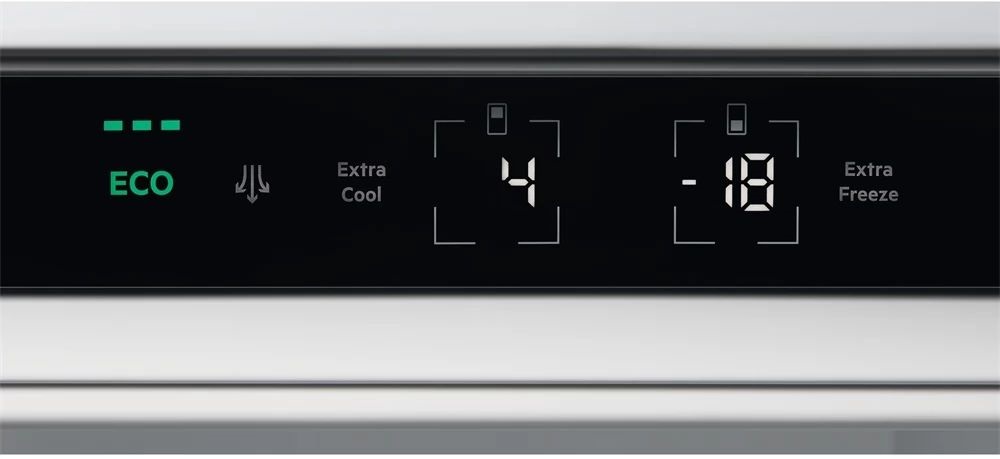 Electrolux ENP7MD19S alulfagyasztós, beépíthető, Hűtő:207L, Fagyasztó:62L, No frost hűtőszekrény