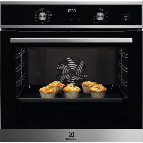 Electrolux EOD5C71X SteamBake fekete, beépíthető, sütőtér: 72L, grill, légkeverés, katalitikus, sütő