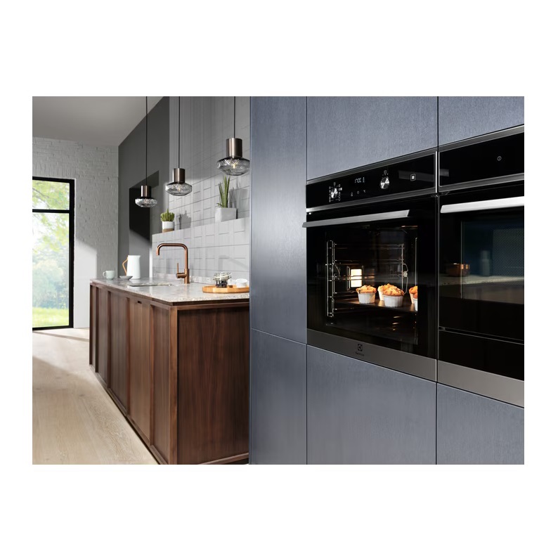Electrolux EOD5C71X SteamBake fekete, beépíthető, sütőtér: 72L, grill, légkeverés, katalitikus, sütő