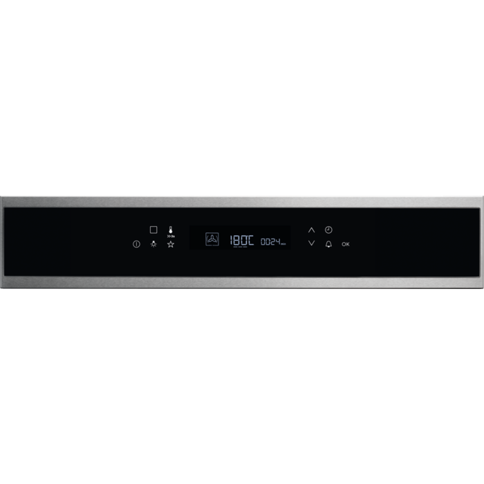 Electrolux EOE7P31X fekete, beépíthető, sütőtér: 72L, grill, légkeverés, pirolitikus, sütő