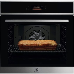 Electrolux EOE8P38X fekete-inox, beépíthető sütő, sütőtér:72L, grill, légkeverés, pirolitikus tisztítás, sütő