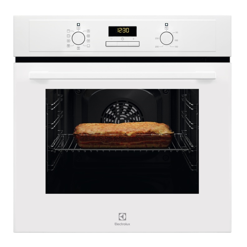 Electrolux EOF3H40BW fehér, beépíthető, sütőtér: 65L, grill, légkeverés, sütő