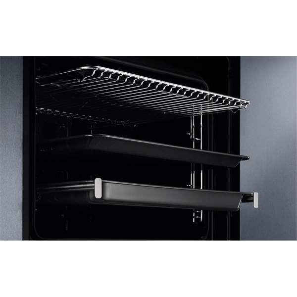 Electrolux EOF3H50BK fekete, beépíthető, sütőtér:65L, grill, légkeverés, aquaclean, sütő