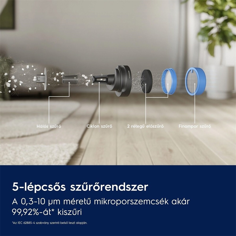 Electrolux EP61CB21OG Clean 600 vezeték nélküli álló porszívó