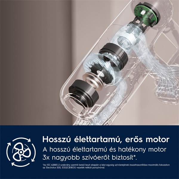 Electrolux EP71B14WET Hygienic 700 vezeték nélküli álló porszívó