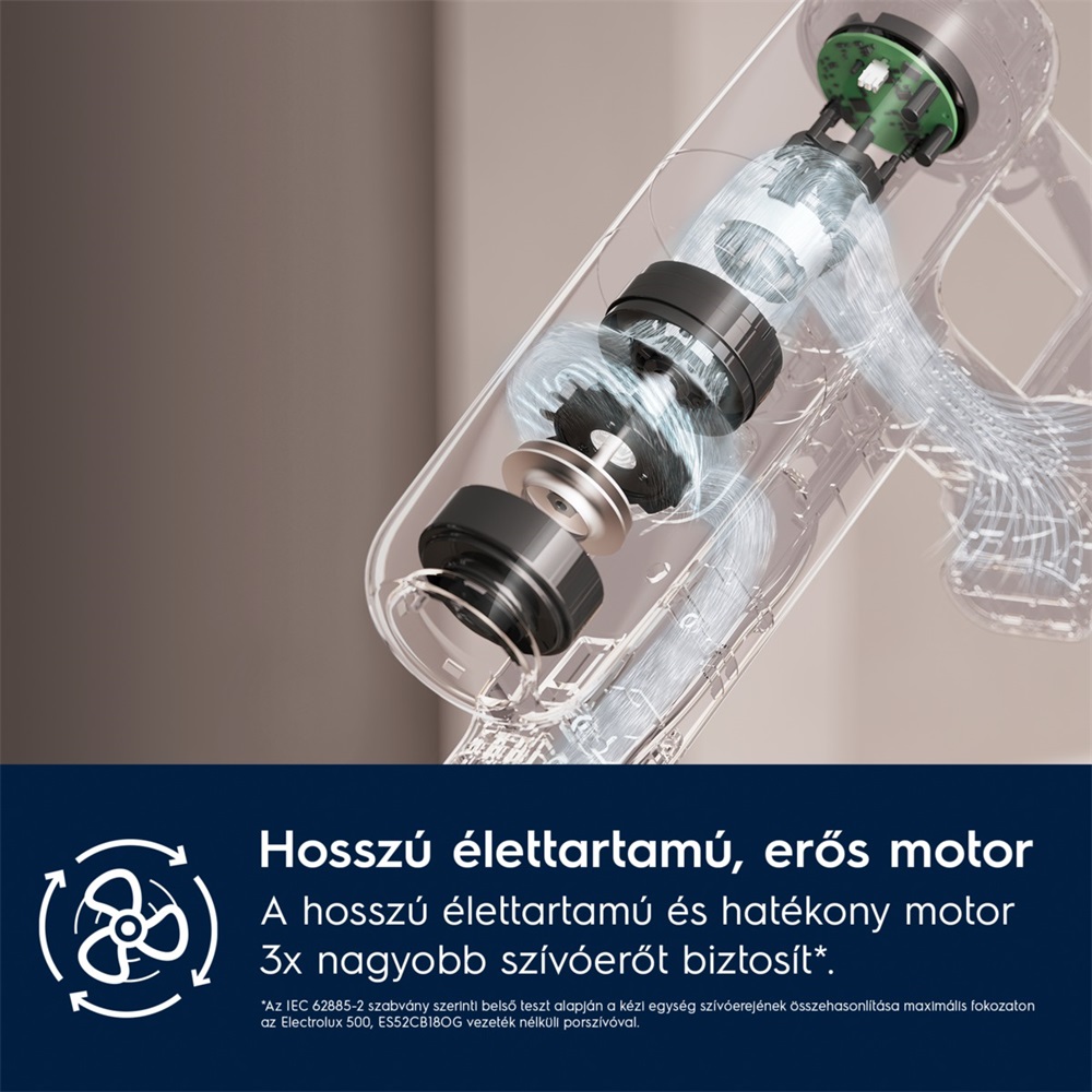 Electrolux EP71B14WET Hygienic 700 vezeték nélküli álló porszívó