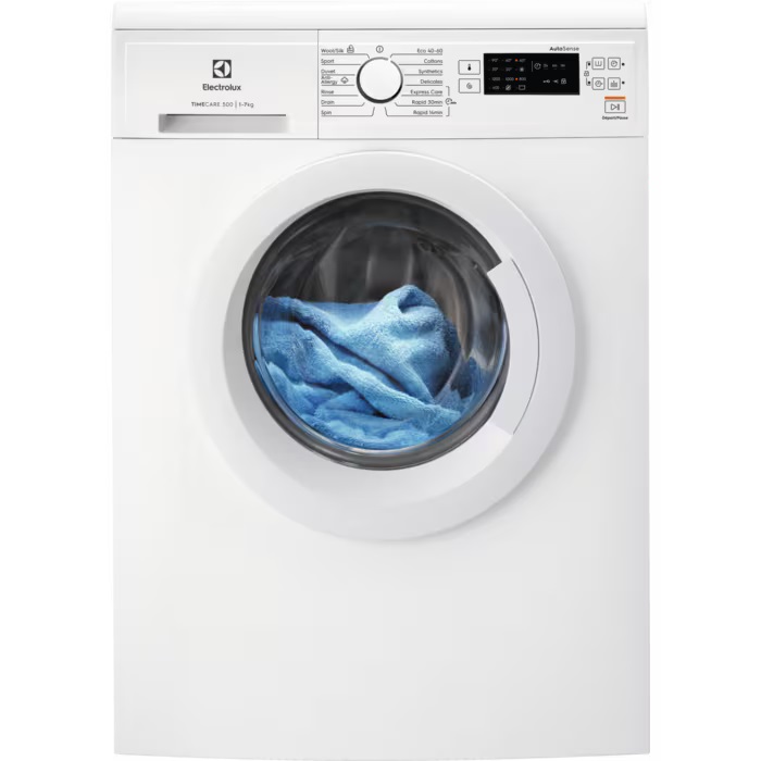 Electrolux EW2TN527W fehér, elöltöltős, max.1150ford., 7 kg, mosógép