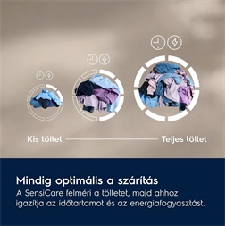 Electrolux EW6D185YE fehér, 8 kg, hőszivattyús, szárítógép