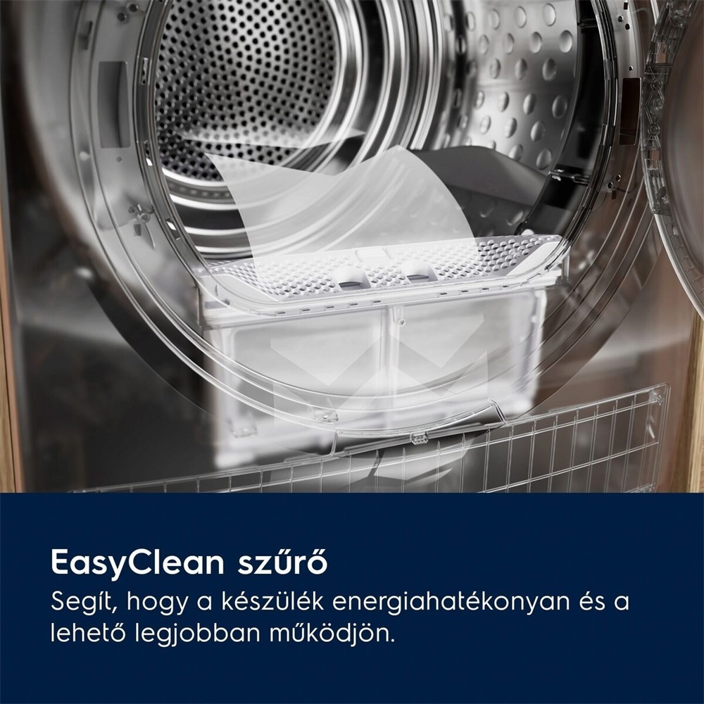 Electrolux EW6D185YE fehér, 8 kg, hőszivattyús, szárítógép
