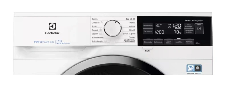 Electrolux EW6SN427WI fehér, elöltöltős, keskeny, max.1200ford., 7 kg, mosógép