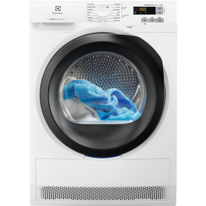 Electrolux EW7H578S fehér, 8 kg, hőszivattyús, szárítógép