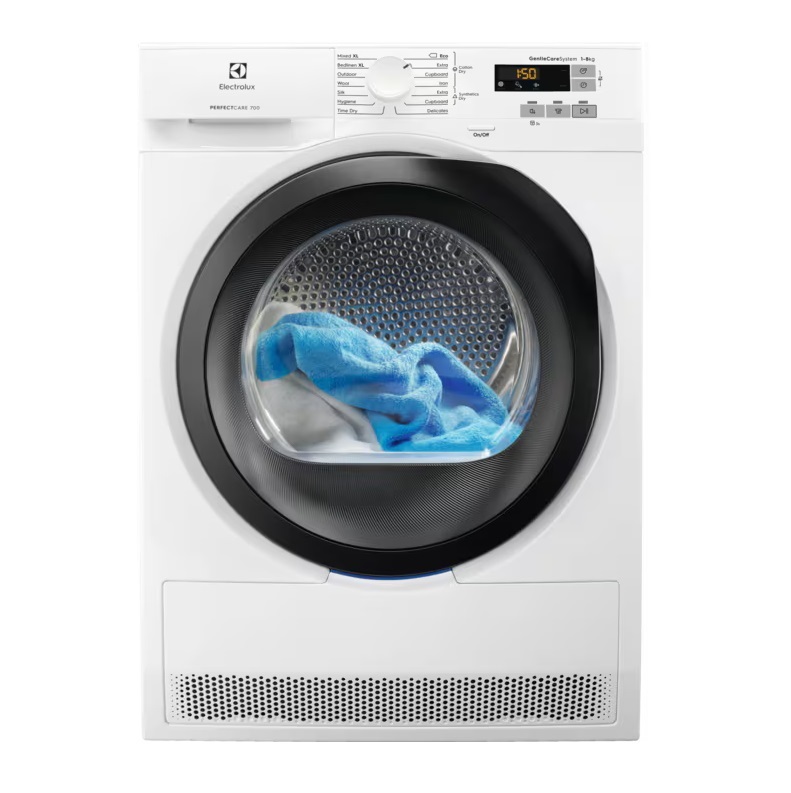 Electrolux EW7H578S fehér, 8 kg, hőszivattyús, szárítógép