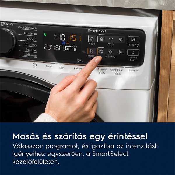 Electrolux EW7W5697QE SteamCare mosó-szárítógép