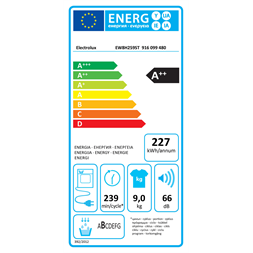 Electrolux EW8H259ST 9 kg hőszivattyús szárítógép