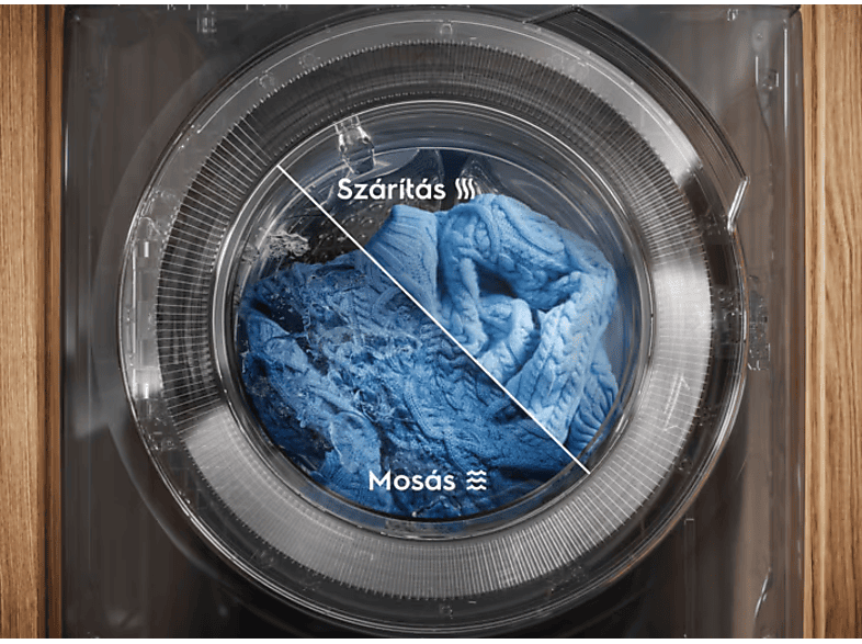 Electrolux EW8W4402QE fehér, elöltöltős, max.1400ford., 11 kg/7 kg, mosó-szárítógép (Újszerű)