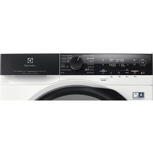 Electrolux EW8W4402QE fehér, elöltöltős, max.1400ford., 11 kg/7 kg, mosó-szárítógép (Újszerű)