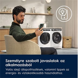 Electrolux EW8W4402QE fehér, elöltöltős, max.1400ford., 11 kg/7 kg, mosó-szárítógép (Újszerű)