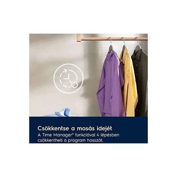 Electrolux EWS6427BE fehér, elöltöltős, keskeny, max.1200ford, 7kg, mosógép (Újszerű)